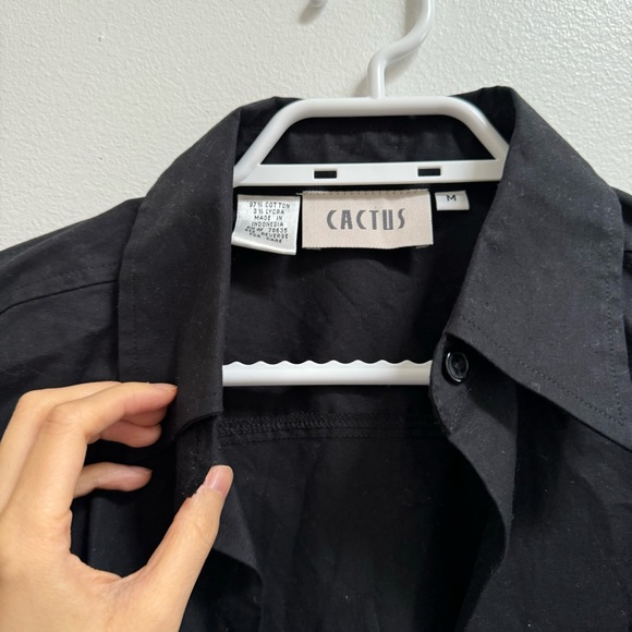 Vintage Cactus Fitted Shirt M - Picture 2 of 3